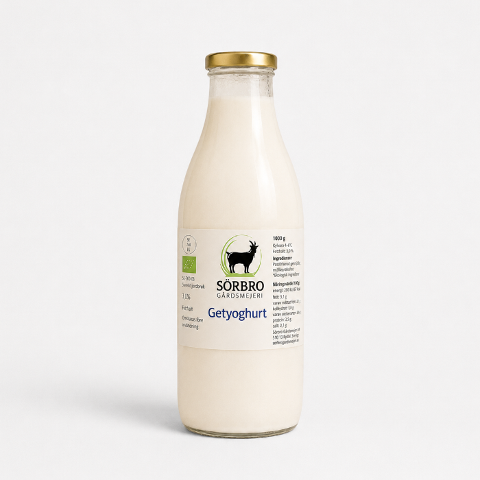 Sörbro 1010 Getyoghurt i retur Glasflaska (1 lt)