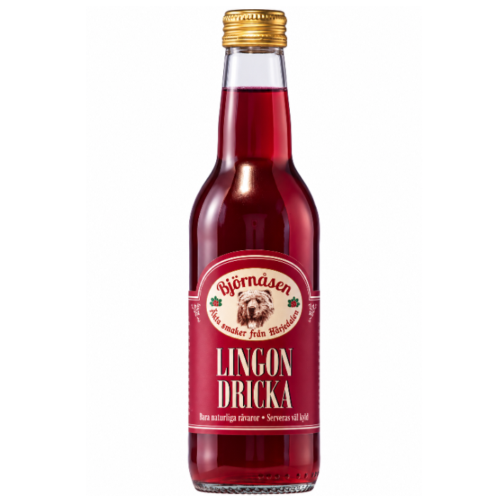 Lingondricka, stilla 330 ml flaska