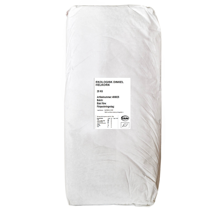Mjöl Dinkel Helkorn EKO (Berte Qvarn - 25kg)