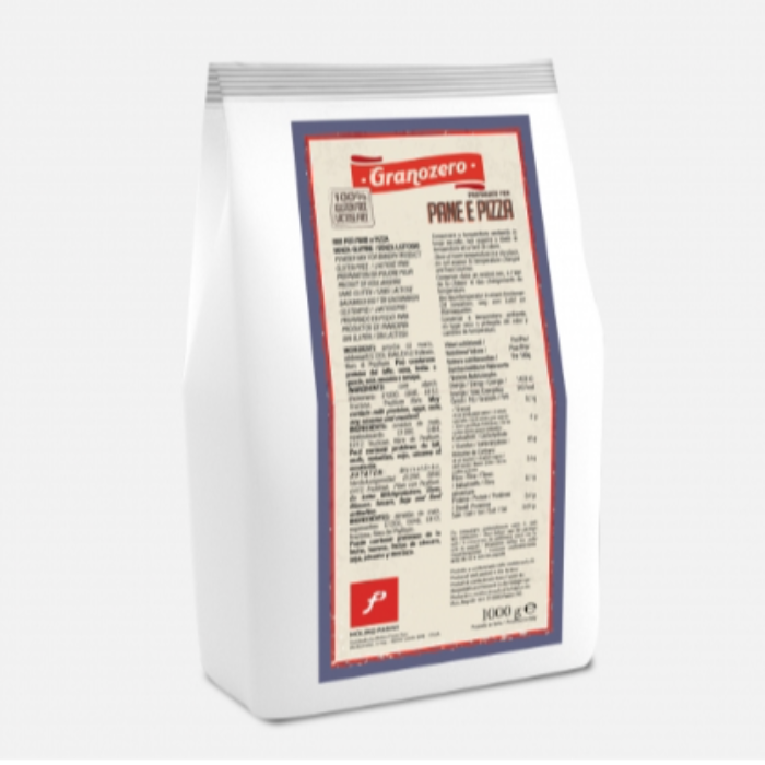 Mjöl för Pizza, Glutenfritt (Pasini - 1 kg x 8)