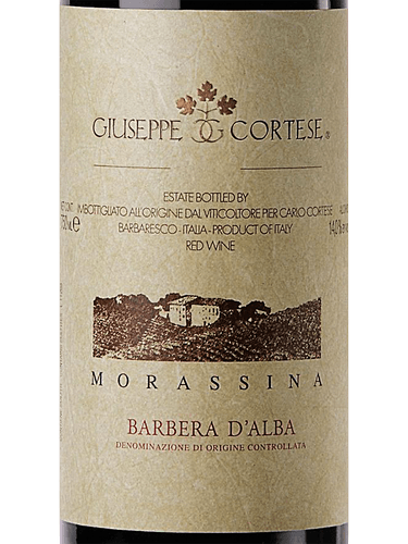 ”Morassina” Barbera d’Alba DOC