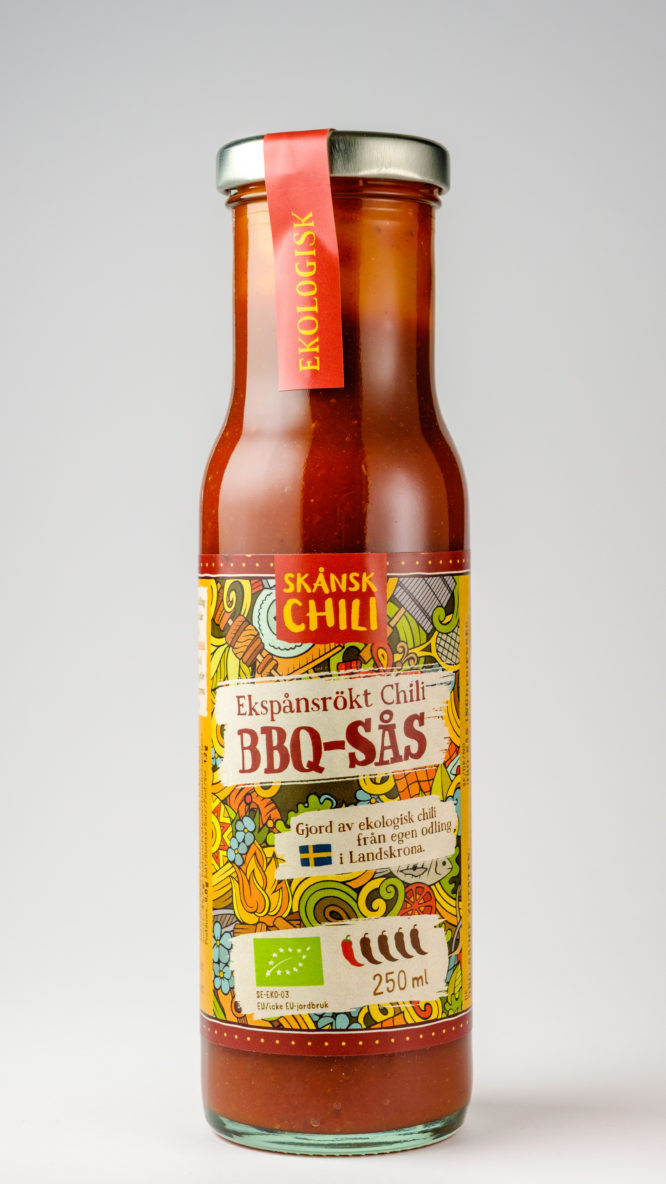 Ekspånsrökt BBQ chilisås 250ml