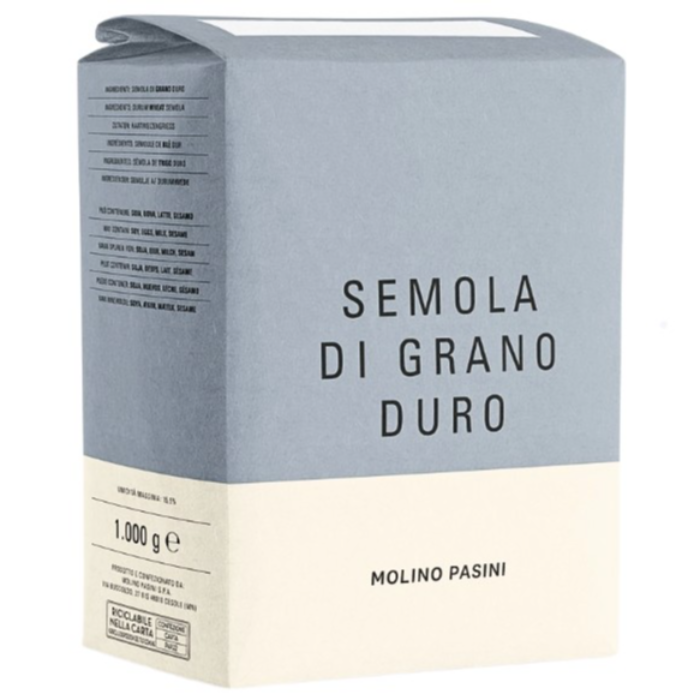 Mjöl SEMOLA, rimacinata (Pasini - 1 kg) 10st/kolli
