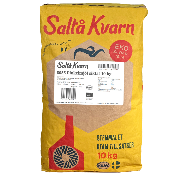 Dinkelmjöl sikat (Saltå Kvarn - 10 kg)