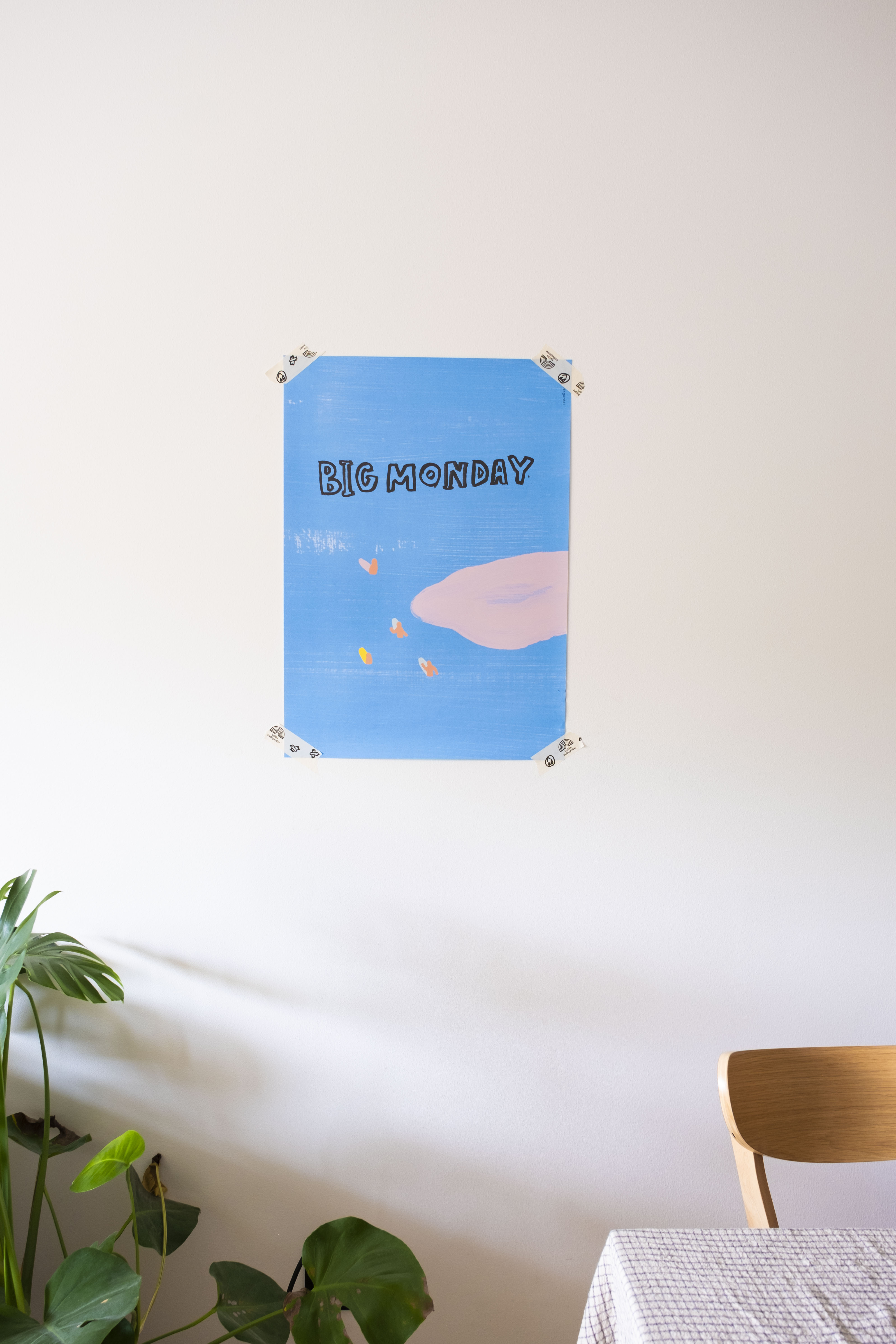 Affisch Big Monday 50x70