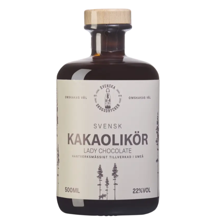 Lady Chocolate - Svensk Kakaolikör 500 ml 22%