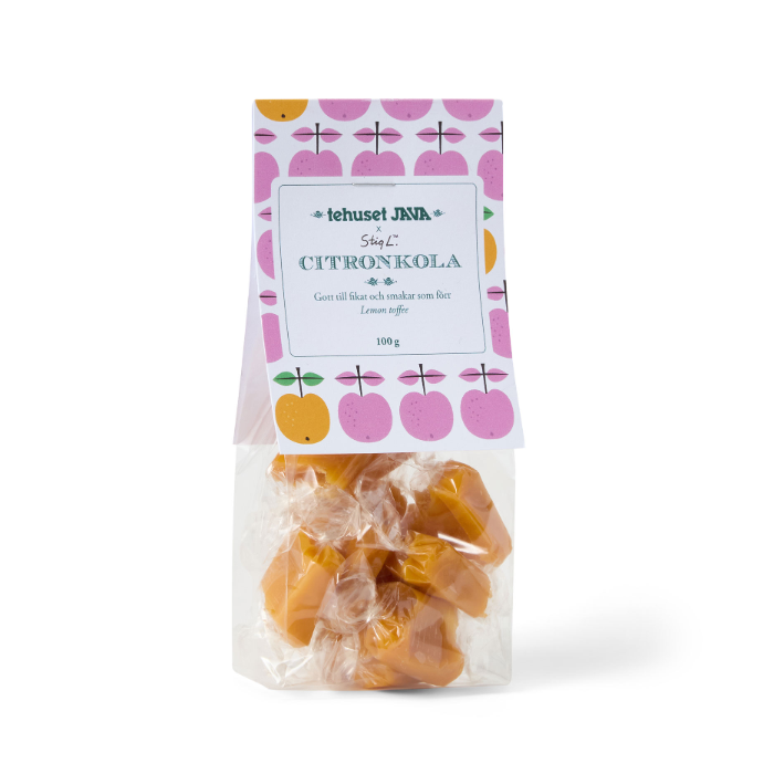 Stig L. Pall Citronkola 100g