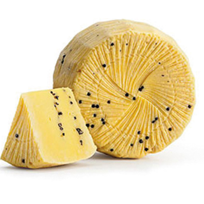 Fårost, Formaggio Piacentinu Ennese DOP, saffran & svartpeppar.  Giolito, ca 4 kg