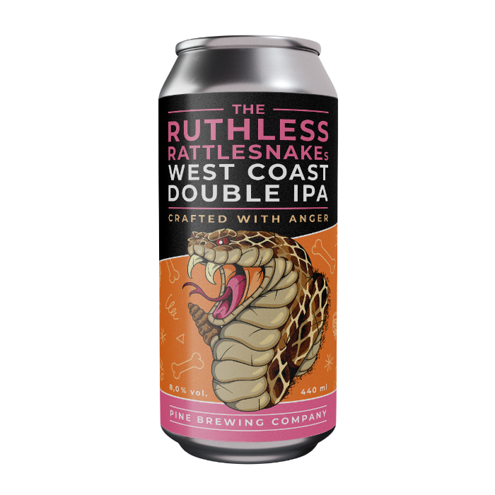The Ruthless Rattlesnake's West Coast DIPA (Burk 440 ml)