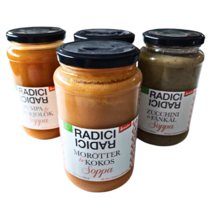 Soppa Morot & kokosnöt. RADICI, 0,5L 6st/krt