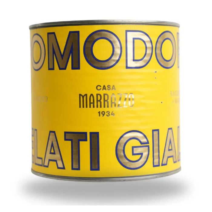 Gula Skalade Tomater (Marrazzo,  6x2500 gr burk)