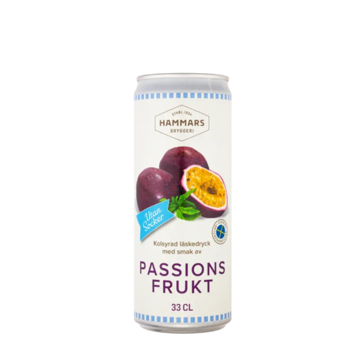 Passion Utan Socker 33cl Burk