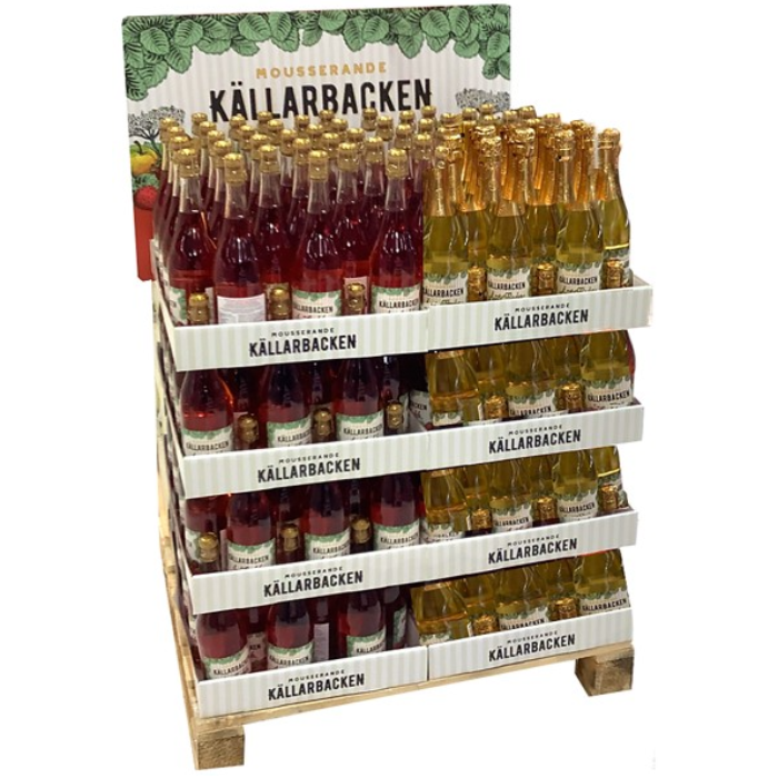 ½-pall MIXAD 216 fl 50/50 Jordgubb & Äpple-Fläder