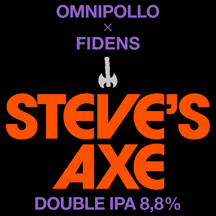 Omnipollo x Fidens, Steve's Axe DIPA 8,8% (Fat 20L)