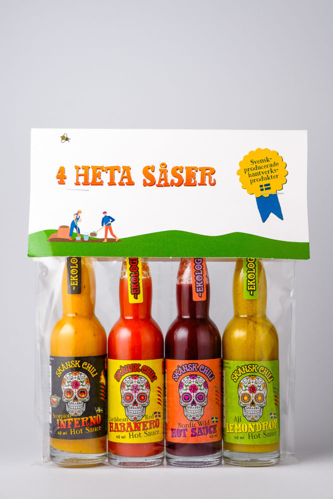 Chilisåser Presentförpackning 4x40ml