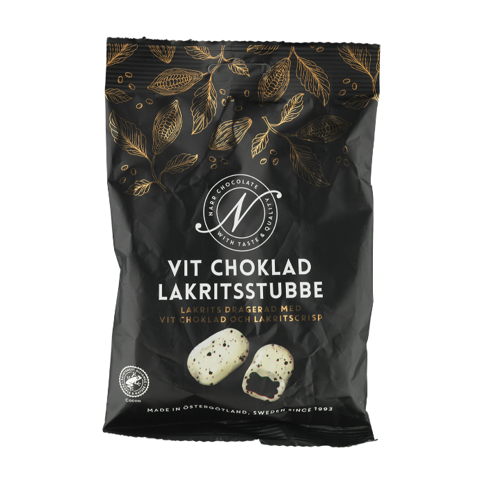 VIT CHOKLAD LAKRITSSTUBBE