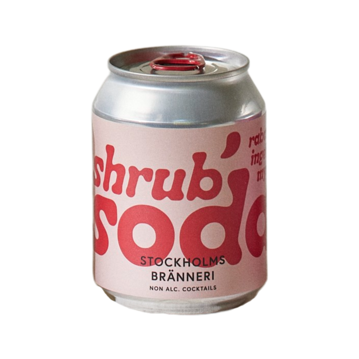 Schrub Soda Rabarber, Mynta, Ingefära