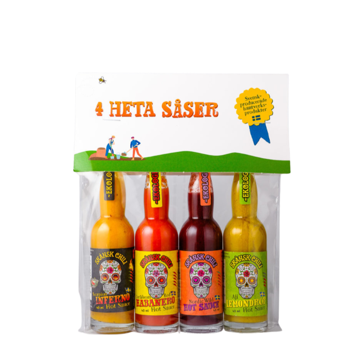 Chilisåser Presentförpackning 4x40ml