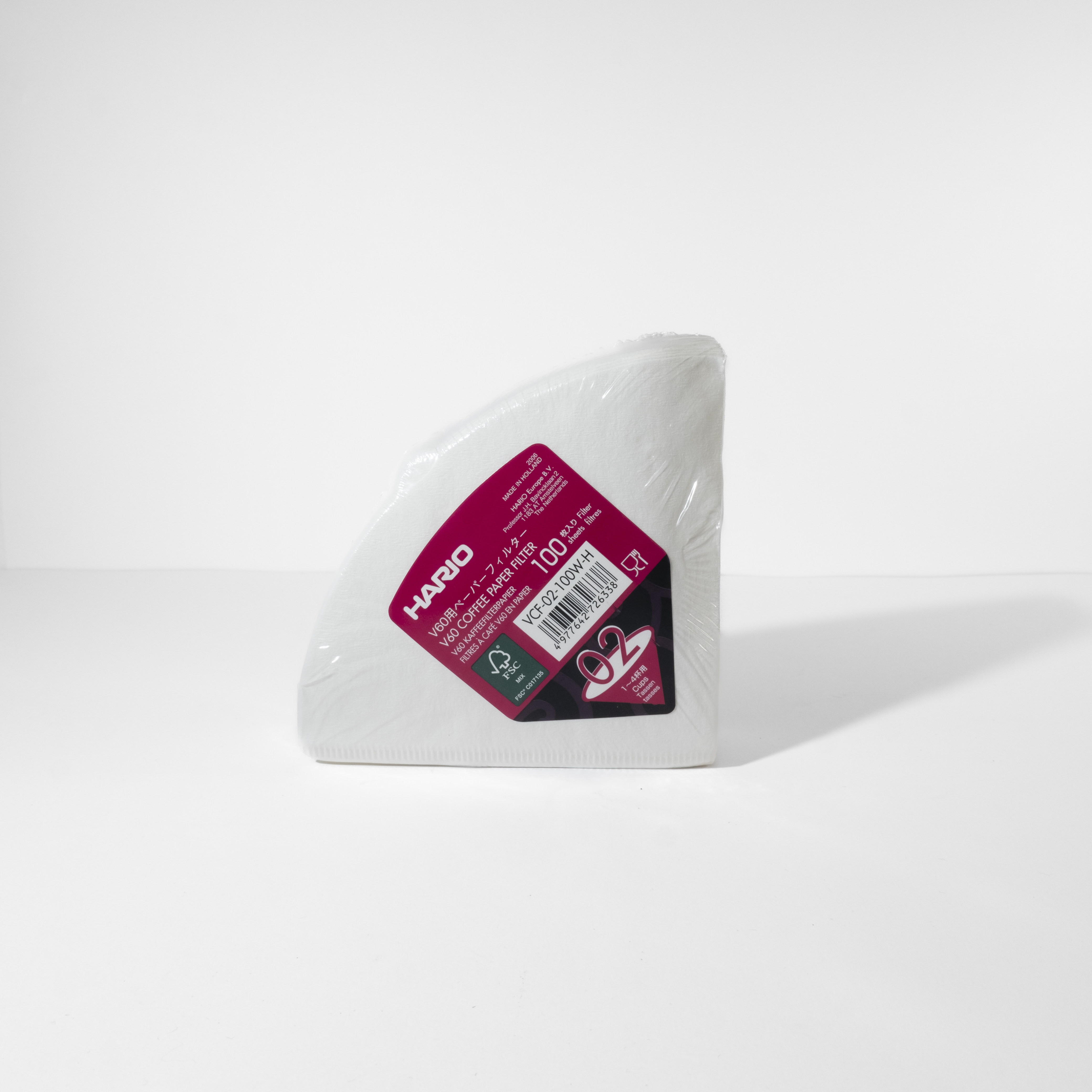 Hario paper filter V60 02 100pcs