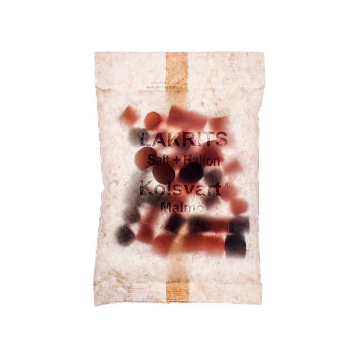 Kolsvart Lakrits Salt + Hallon