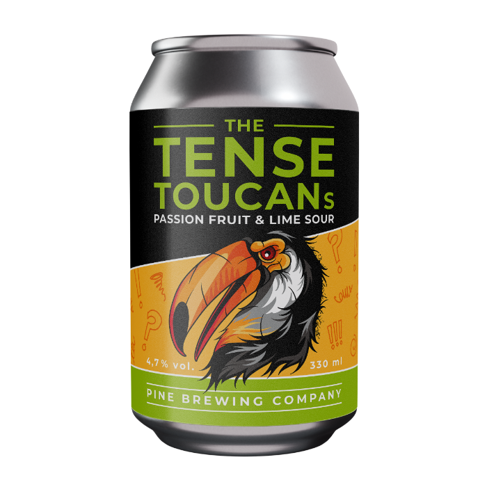 The Tense Toucan's Passion Fruit & Lime Sour (Burk 330 ml)
