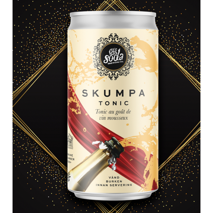 GBG Soda - Skumpatonic guldglitter (Burk 250 ml)