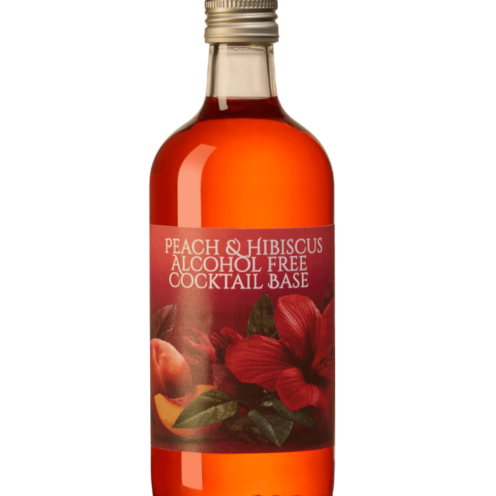 Peach & Hibiscus Cocktail bas Alcohol Free