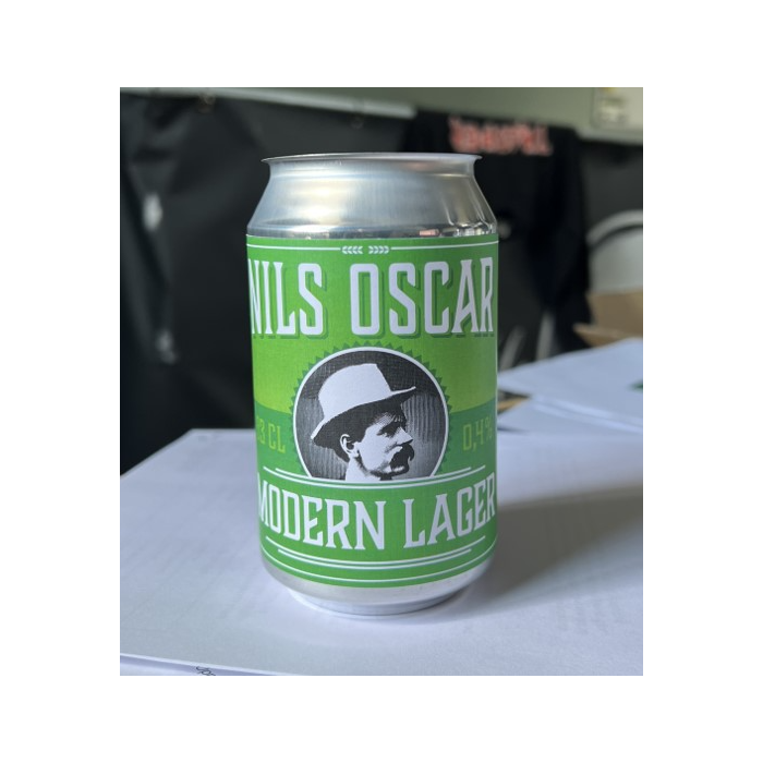 Nils Oscar - Alkoholfri Modern Lager (Burk 330 ml)