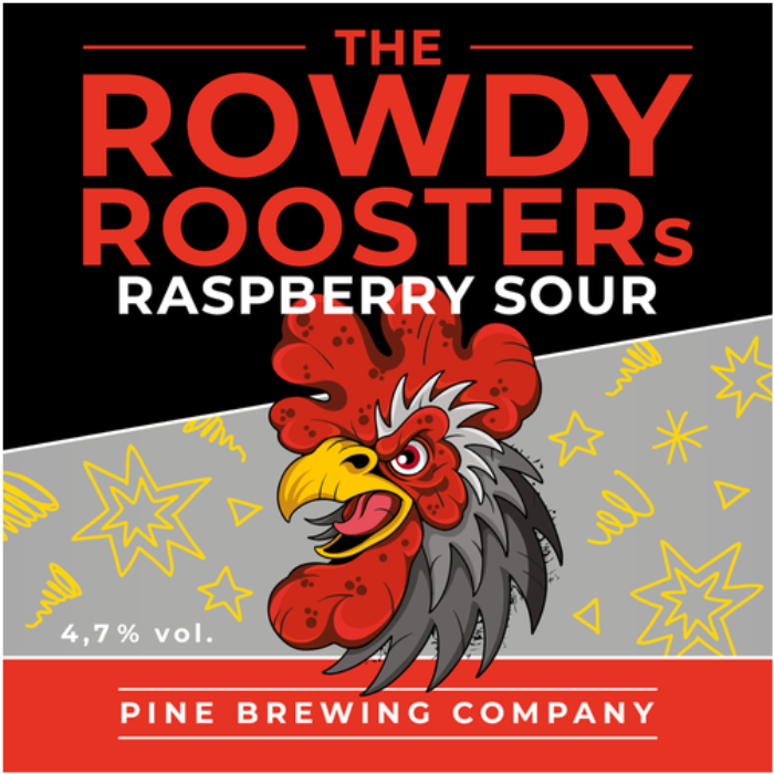 The Rowdy Roosters Raspberry Kettle Sour