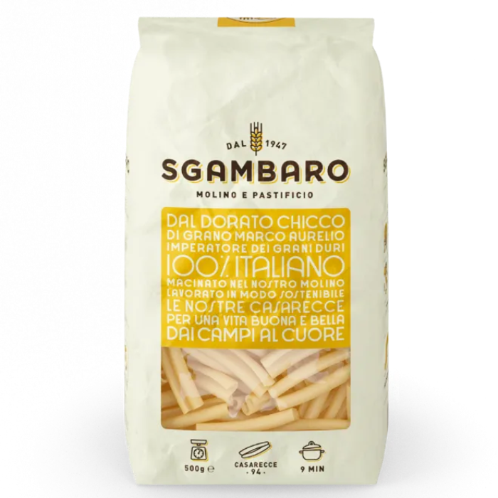 Casarecce Linea Gialla Marco Aurelio wheat ( Sgambaro - 0,5 kg/st)