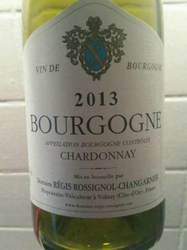 2018 Regis Rossignol Bourgogne Blanc