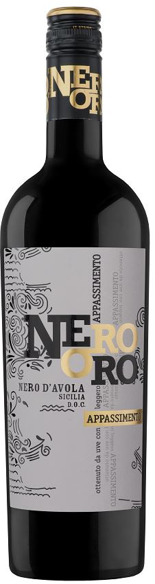 NERO ORO NERO D´AVOLA APPASSIMENTO VEGAN (Skruvkork)