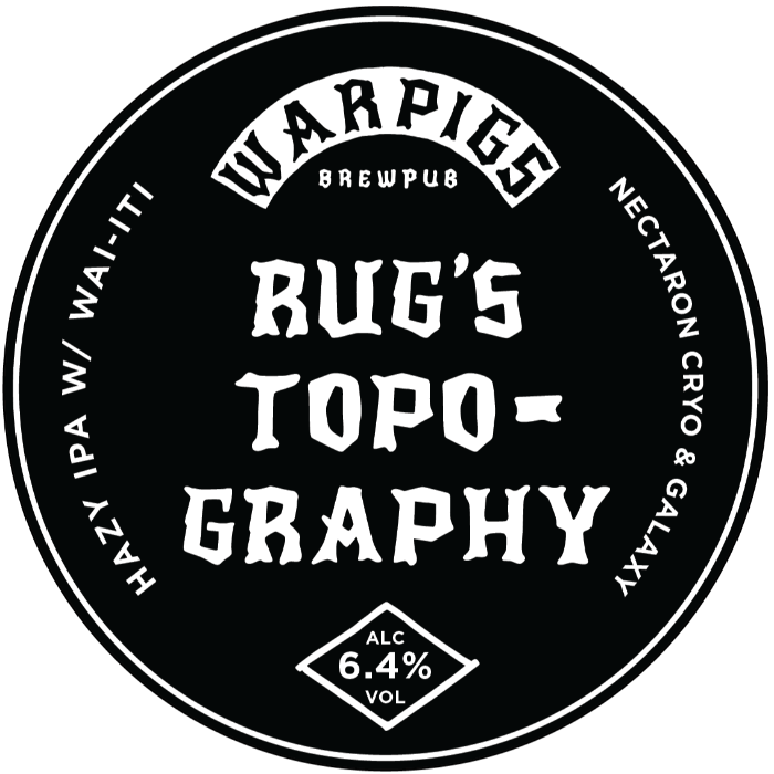 Rug's Topography Hazy IPA Keykeg