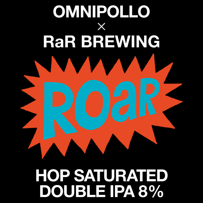 Omnipollo x RaR Brewing, ROaR DIPA 8% (Fat 20L)