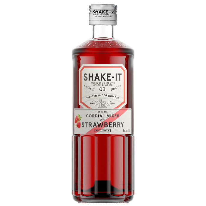 SHAKE-IT Syrup mixer - Strawberry (Flaska 500 ml)