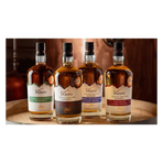 Kit Mountain Whisky (4 flaskor, 1 trädsupport, 6 glas)