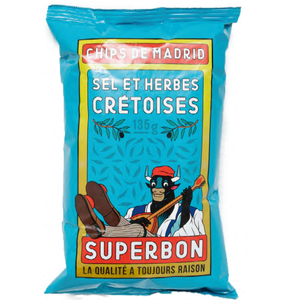 Superbon Chips Cretan Herbs 135 g