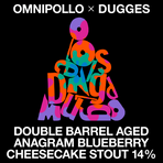 Omnipollo - Double Barrel Aged Anagram Blueberry Cheesecake Stout 14% 20L