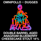 Omnipollo - Double Barrel Aged Anagram Blueberry Cheesecake Stout 14% 20L