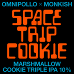 Omnipollo x Monkish, Space Trip Cookie TIPA 10% (Fat 20L)