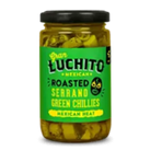 Roasted Serrano Green Chillies 215g