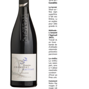 Chamfort - Rasteau Rouge 2021