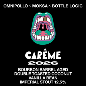 Omnipollo x Moksa x Bottle Logic, Carême 2026 Imperial Stout 12.5% (Fat 10L)