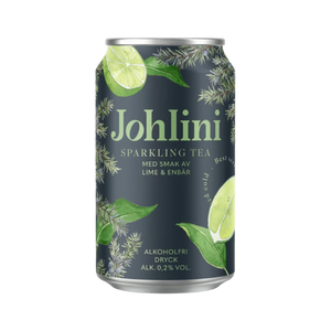Sparkling tea Lime & Enbär 330 ml brk