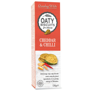 Grandma Wild's Oaty Biscuits Cheddar & Chili