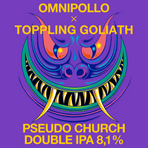 Omnipollo x Toppling Goliath Pseudo Church DIPA 8,1% (Fat 20L)