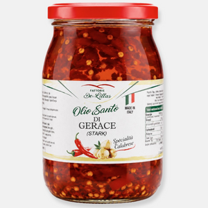 Stark chili i olja (De Lillas) - Olio Santo 1000gr