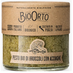 Broccolipesto med anjovis EKO ( Bio orto - 250 gr)