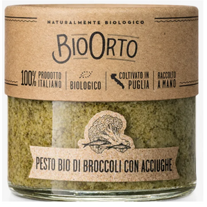 Broccolipesto med anjovis EKO ( Bio orto - 250 gr)