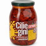 Röda tomater, lätt soltorkade/semisecci